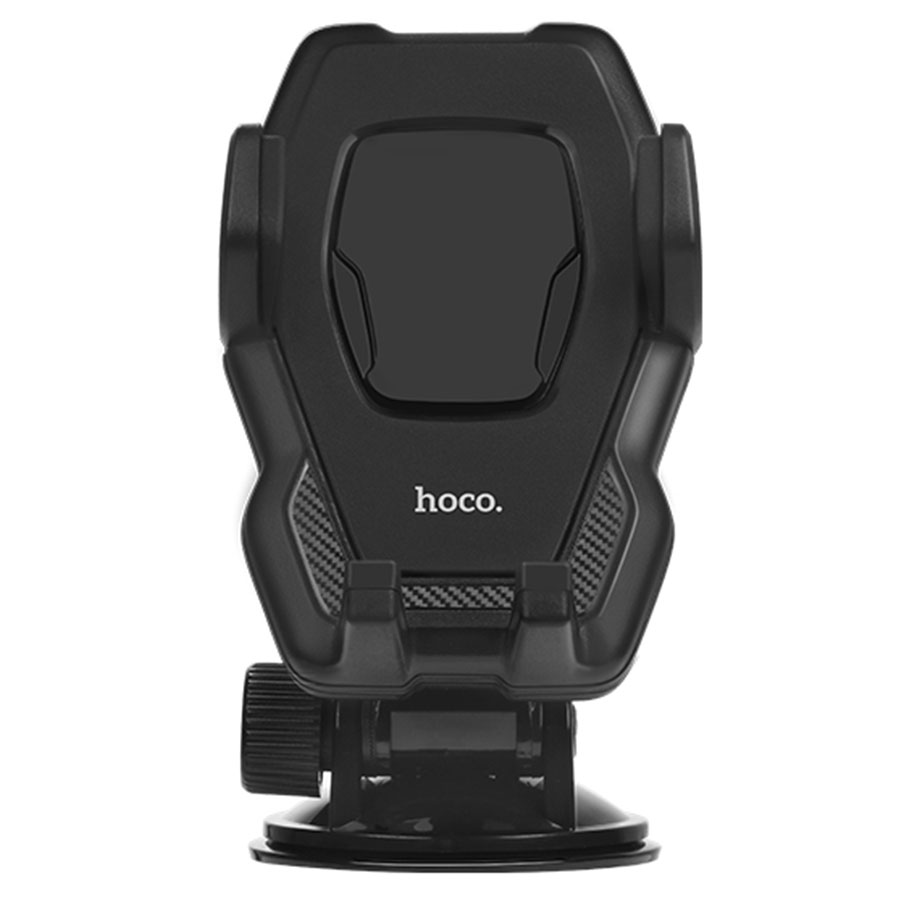 Автомобильный держатель HOCO CA31 Cool, зажимной, на приборная панель/лобовое стекло, черный фото