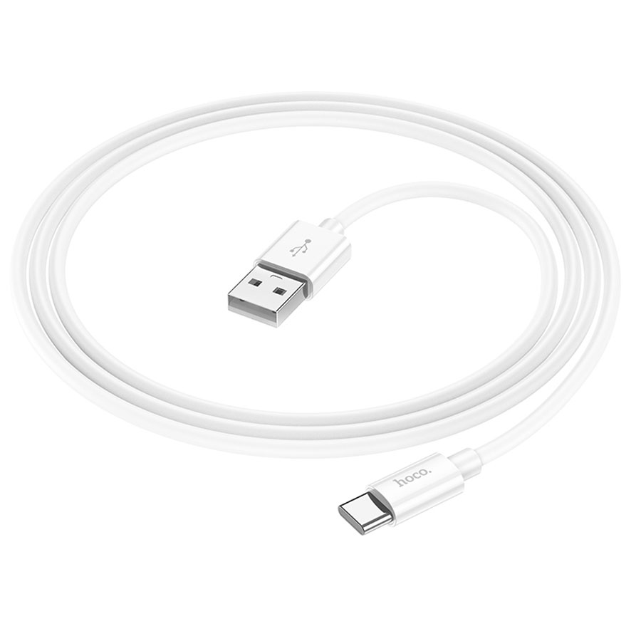 Кабель USB HOCO X87 Magic USB - Type-C, 3A, 1 м, белый фото