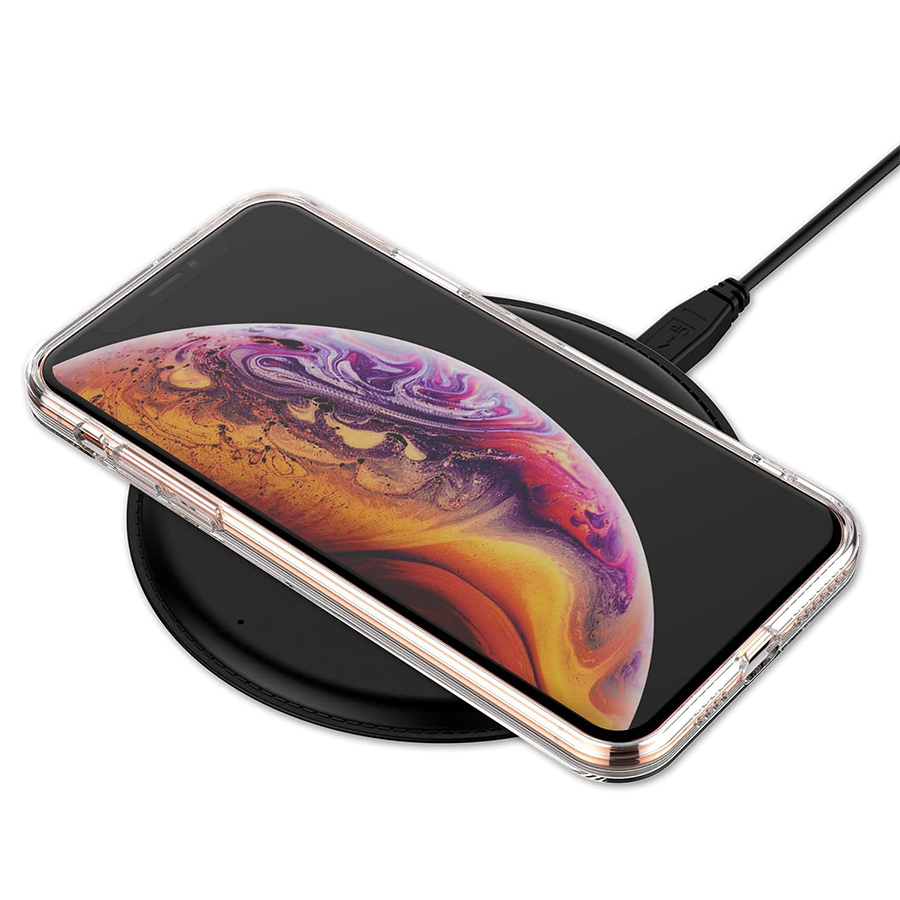 Чехол Clear Case силиконовый с защитой камеры для iPhone XS Max, прозрачный фото