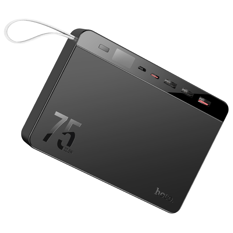 Портативный аккумулятор HOCO J94 Overlord, 22.5W, 75000 мА⋅ч, черный фото