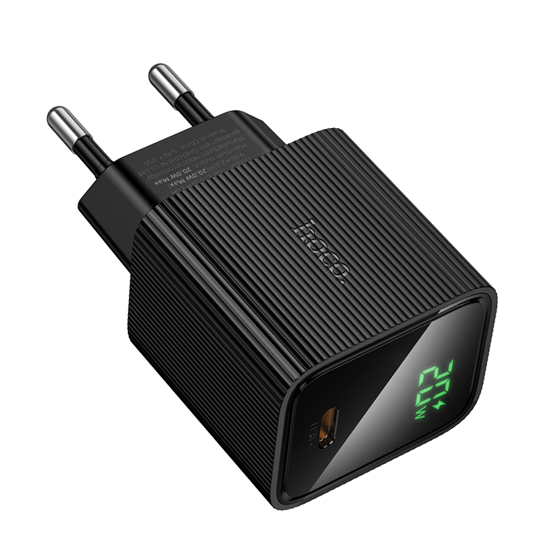 Сетевое зарядное устройство HOCO CS82A Excellent 1xUSB-C, 20W, черный фото