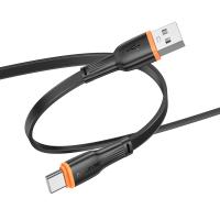 Кабель USB BOROFONE BX118 Esplendido USB - Type-C, 3A, 1 м, черный фото