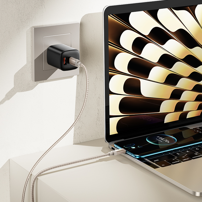 Кабель USB-C HOCO X117 Star Type-C - Type-C, 3A, 60W, 1 м, золотой фото