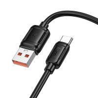 Кабель USB HOCO X115 Surpass USB - Type-C, 100W, 1 м, черный фото