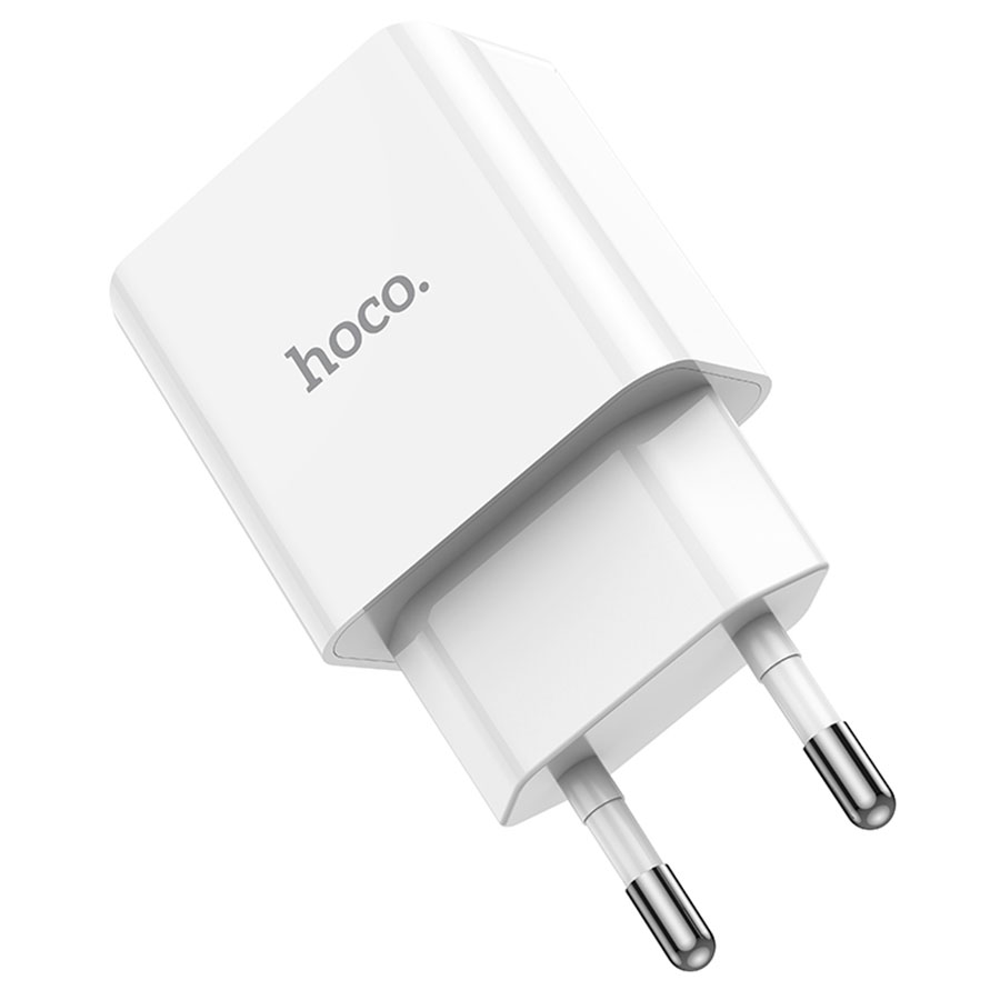Сетевое зарядное устройство HOCO C106A 1xUSB, 2.1A, 10.5W, белый фото