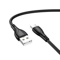 Кабель USB BOROFONE BX121 Energy USB - Type-C, 3A, 1 м, черный фото