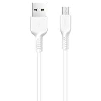 Кабель USB HOCO X20 Flash USB - MicroUSB, 2.4А, 3 м, белый фото