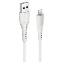 Кабель USB BOROFONE BX37 Wieldy USB - Lightning, 2.4А, 1 м, белый оптом недорого с доставкой Кабель USB BOROFONE BX37 Wieldy USB - Lightning, 2.4А, 1 м, белый фото