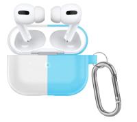 Чехол силиконовый с карабином для AirPods 3, ночной свет (7) фото