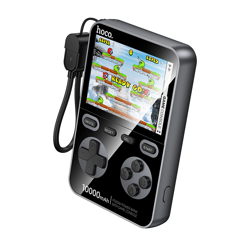 Портативный аккумулятор HOCO Q47 Shine, 20W, 10000 мА⋅ч, серый металлик фото