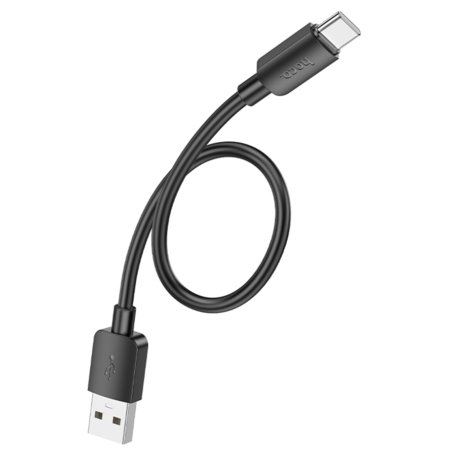Кабель USB HOCO X96 Hyper USB - Type-C, 3A, 27W, 25 см, черный фото