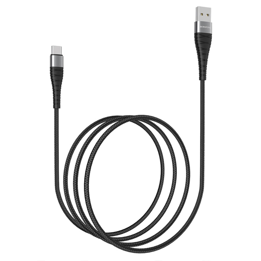 Кабель USB BOROFONE BX32 Munificent USB - Type-C, 3A, 1 м, черный фото