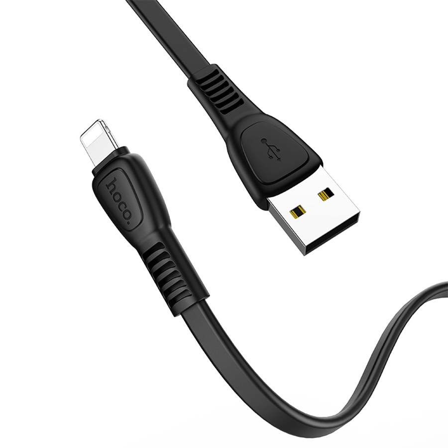Кабель USB HOCO X40 Noah USB - Lightning, 2.4А, 1 м, черный фото