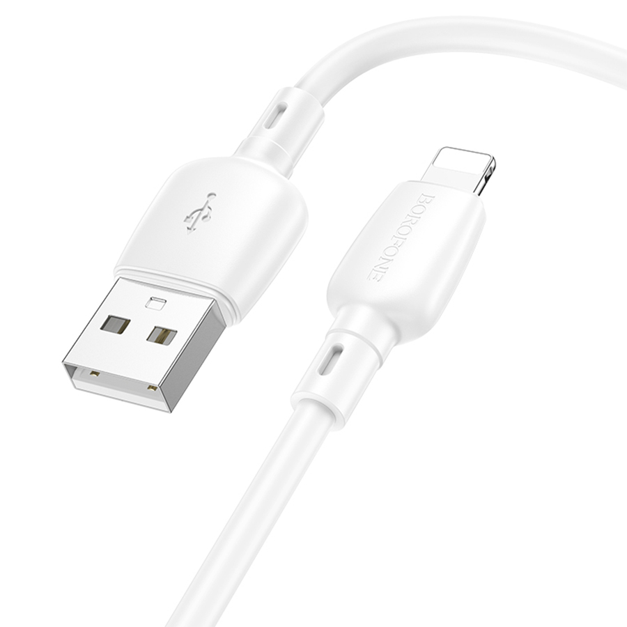 Кабель USB BOROFONE BX93 Super power USB - Lightning, 2.4А, 1 м, белый оптом недорого с доставкой Кабель USB BOROFONE BX93 Super power USB - Lightning, 2.4А, 1 м, белый фото