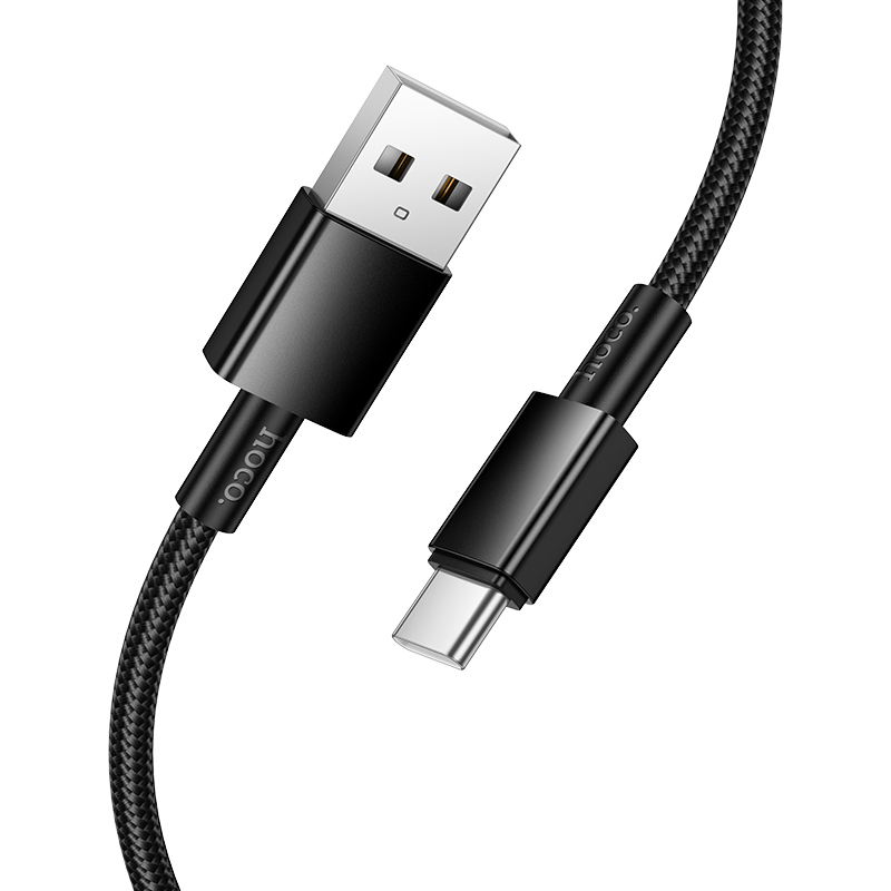 Кабель USB HOCO X119 Energy USB - Type-C, 3A, 1 м, черный фото