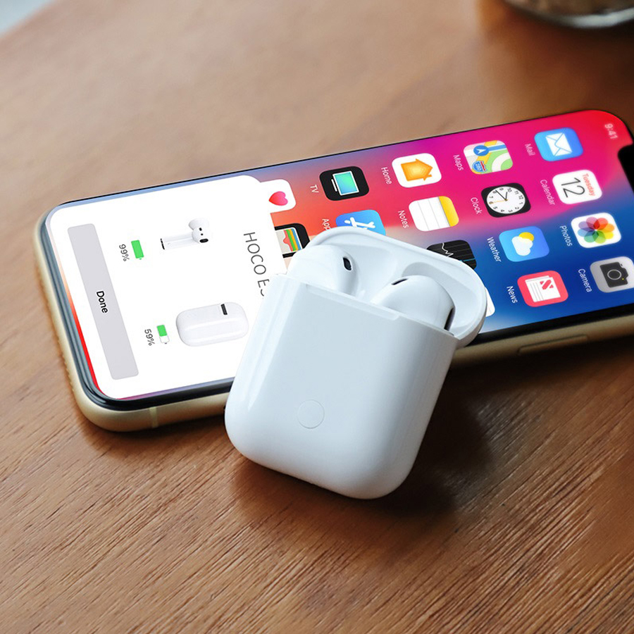 Беспроводные наушники TWS HOCO ES28 Original, Bluetooth, белый фото