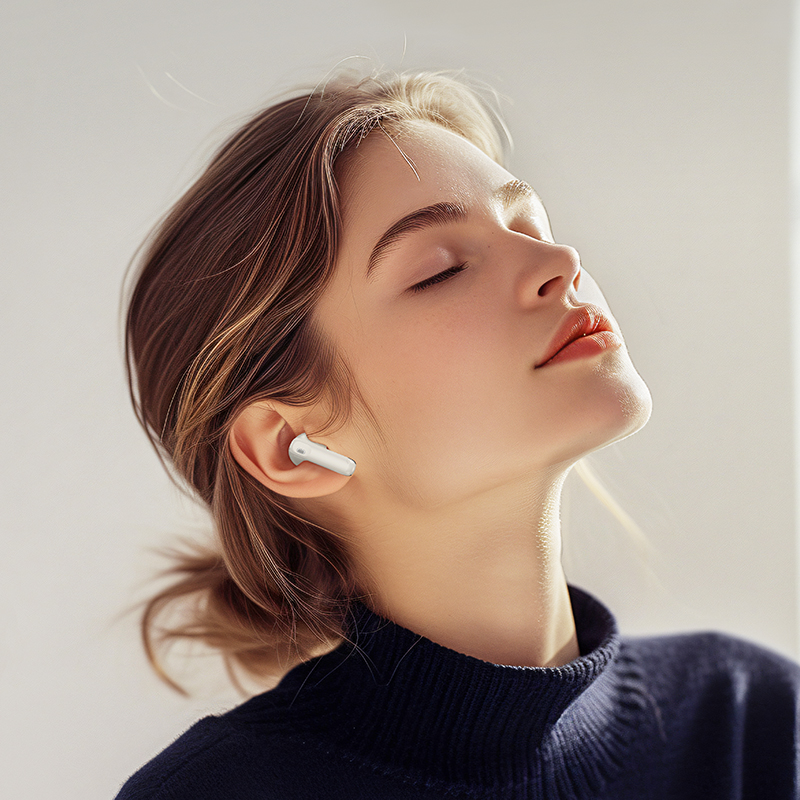 Беспроводные наушники TWS HOCO EQ22 Singer, Bluetooth 5.4, белый фото