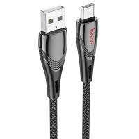 Кабель USB HOCO U133 Monte USB - Type-C, 3A, 1.2 м, черный оптом недорого с доставкой Кабель USB HOCO U133 Monte USB - Type-C, 3A, 1.2 м, черный фото
