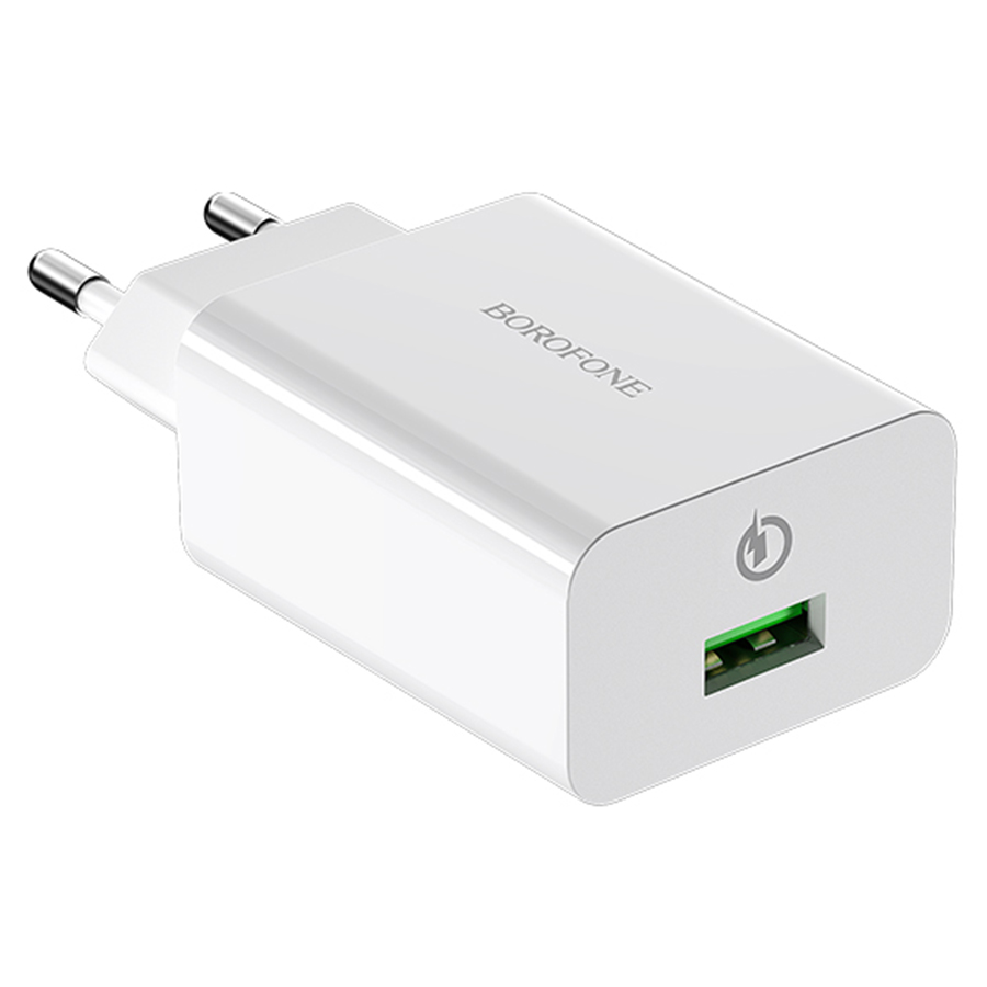 Сетевое зарядное устройство BOROFONE BA21A Long journey 1xUSB, 3A, 18W, белый фото