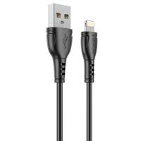 Кабель USB BOROFONE BX51 Triumph USB - Lightning, 2.4А, 1 м, черный оптом недорого с доставкой Кабель USB BOROFONE BX51 Triumph USB - Lightning, 2.4А, 1 м, черный фото