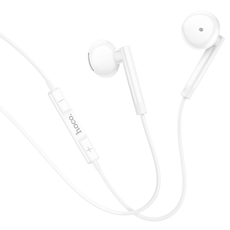 Проводные наушники HOCO M95 Digital, Type-C, 1.2 м, белый фото