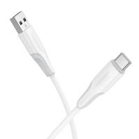 Кабель USB BOROFONE BX119 New USB - Type-C, 3A, 1 м, белый фото