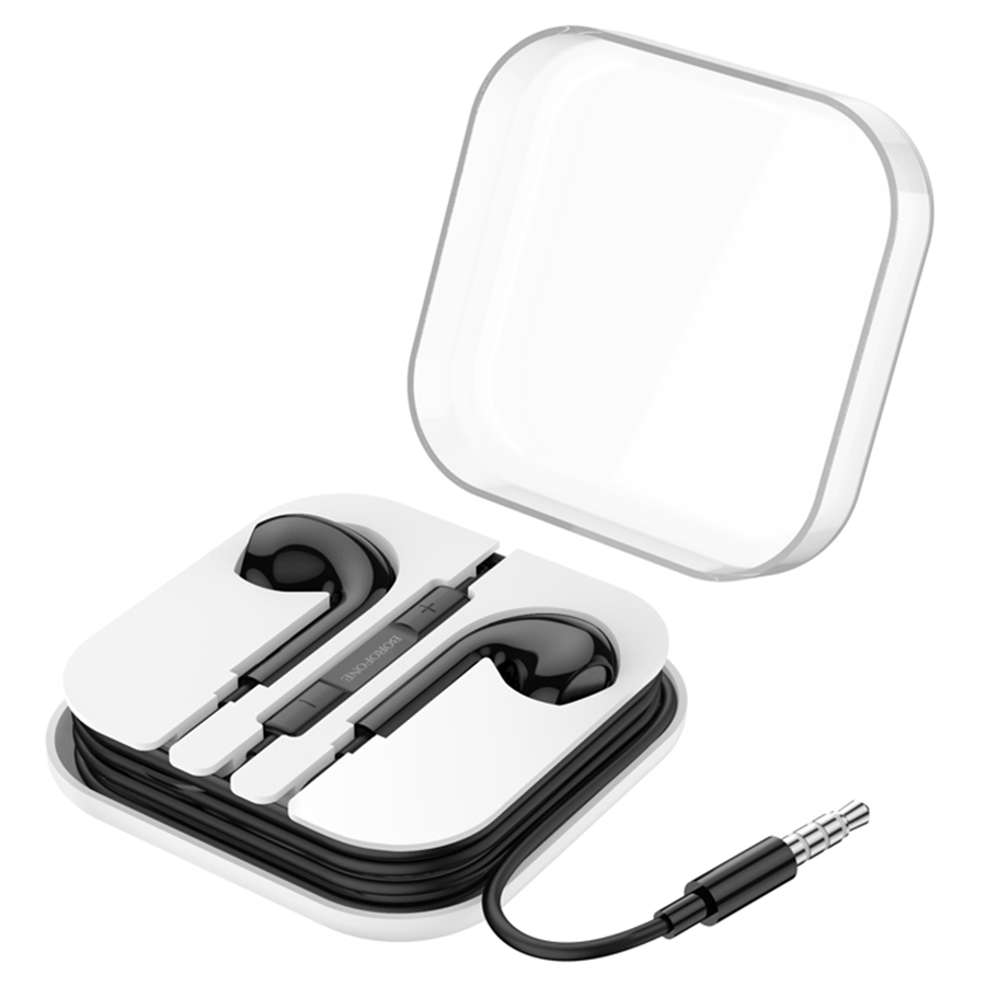 Проводные наушники BOROFONE BM80 Max Gorgeous, Jack 3.5mm, 1.2 м, черный фото