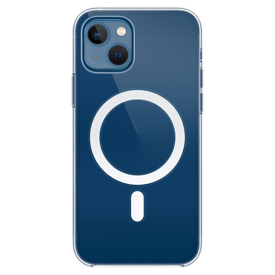 Чехол Clear Case пластиковый with MagSafe и Анимация для iPhone 14 6.1", прозрачный фото