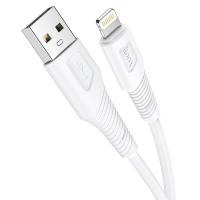 Кабель USB HOCO X58 Airy USB - Lightning, 2.4А, 1 м, белый фото