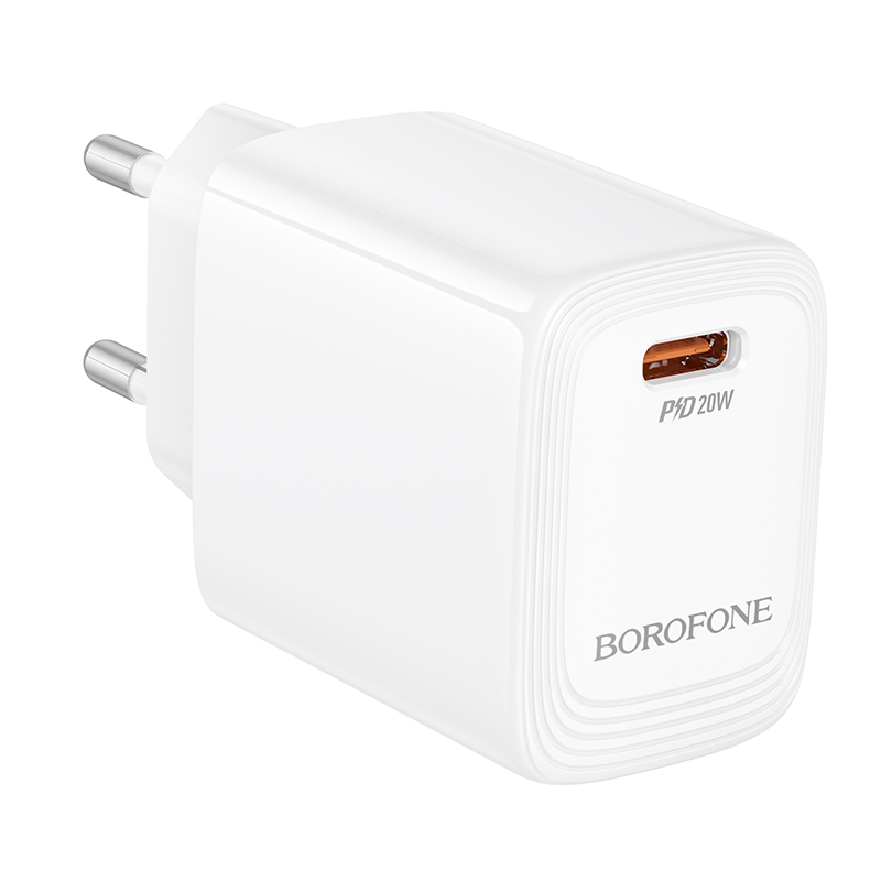 Сетевое зарядное устройство BOROFONE BN26 Fuente 1xUSB-C, 20W, белый фото
