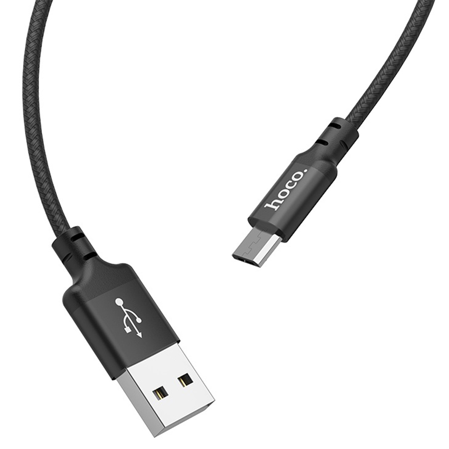 Кабель USB HOCO X14 Times speed USB - MicroUSB, 2А, 1 м, черный фото