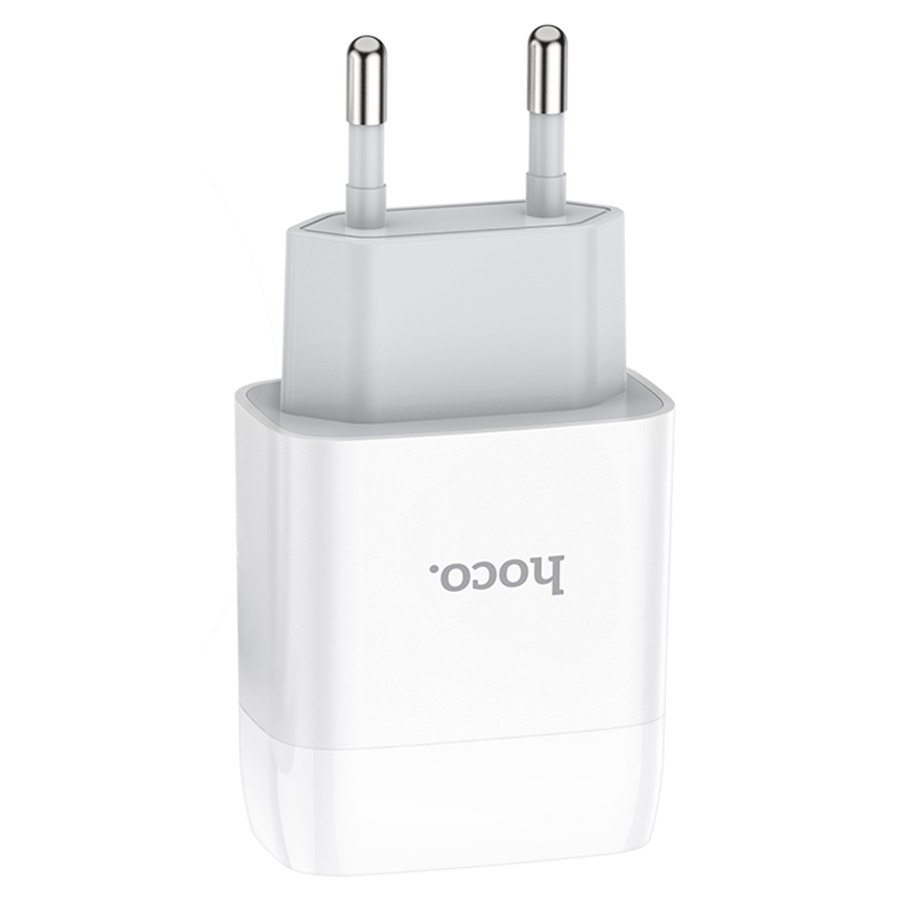 Сетевое зарядное устройство HOCO C73A Glorious 2xUSB, 2.4A, 10.8W, белый фото