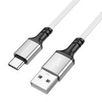 Кабель USB BOROFONE BX83 Famous USB - Type-C, 3A, 1 м, белый фото