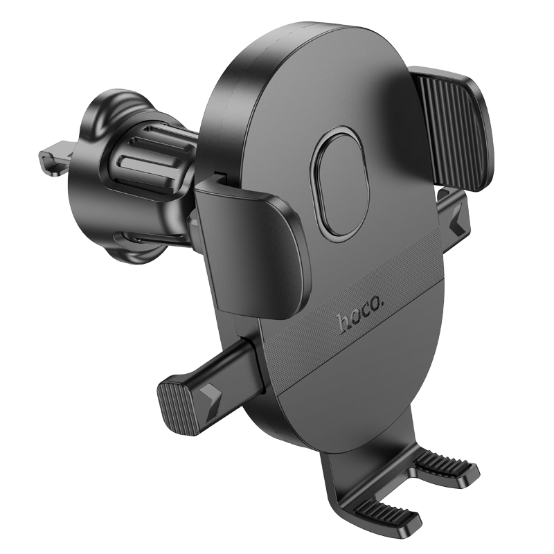 Автомобильный держатель HOCO H18 Mighty, зажимной, на воздуховод, черный фото