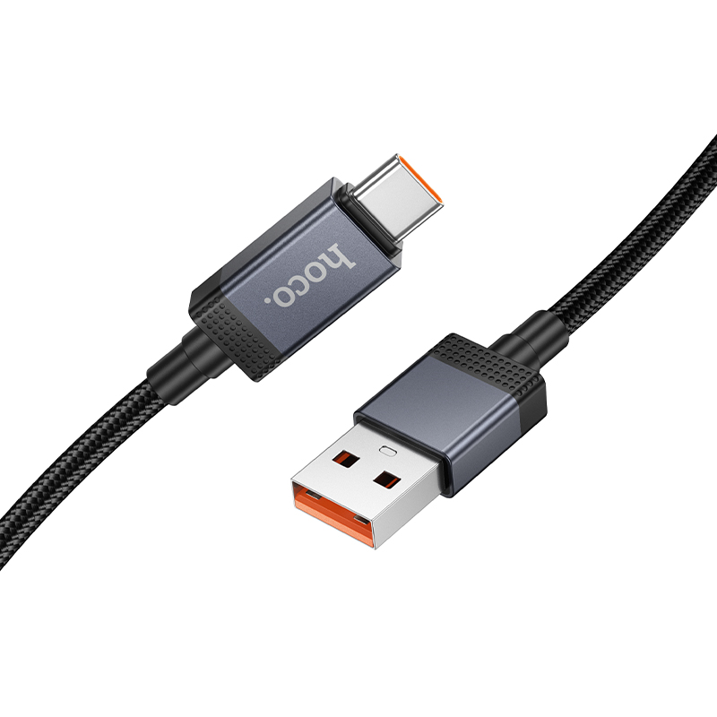 Кабель USB HOCO X118 Generous USB - Type-C, 5A, 1 м, черный фото