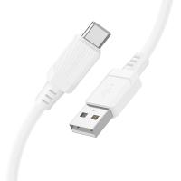 Кабель USB BOROFONE BX115 Lotto USB - Type-C, 3A, 1 м, белый фото