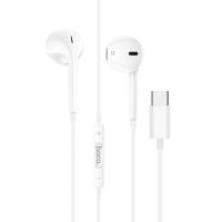 Проводные наушники HOCO M101 Crystal, Type-C, 1.2 м, белый фото