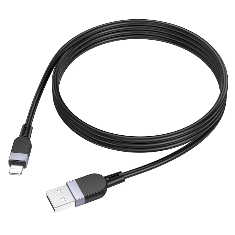 Кабель USB HOCO X109 Energy  USB - Lightning, 2.4А, 1 м, черный фото