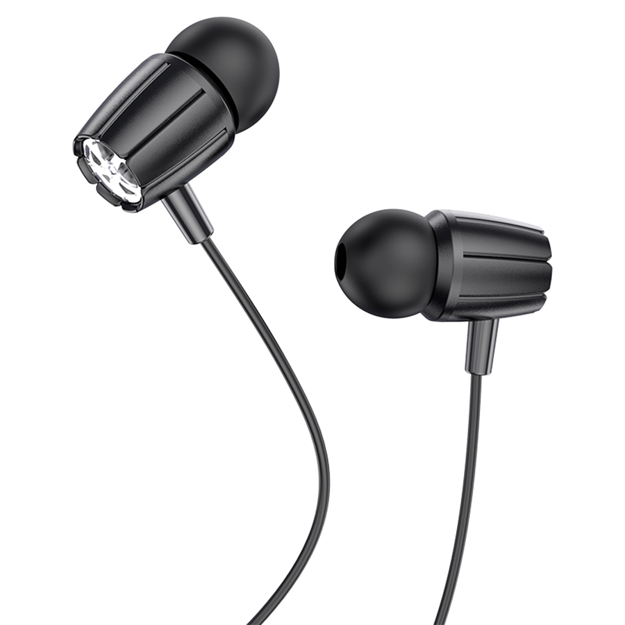 Проводные наушники HOCO M88 Graceful, Jack 3.5mm, 1.2 м, черный фото