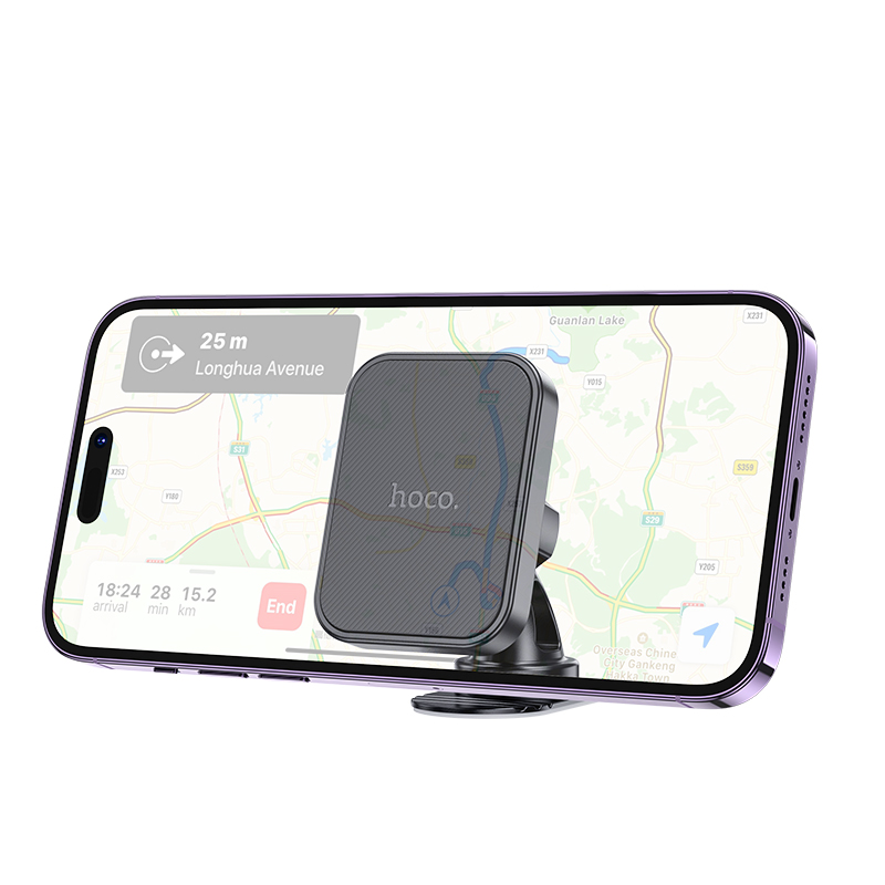 Автомобильный держатель HOCO H33 Cheetah, магнитный, на приборную панель, черный фото