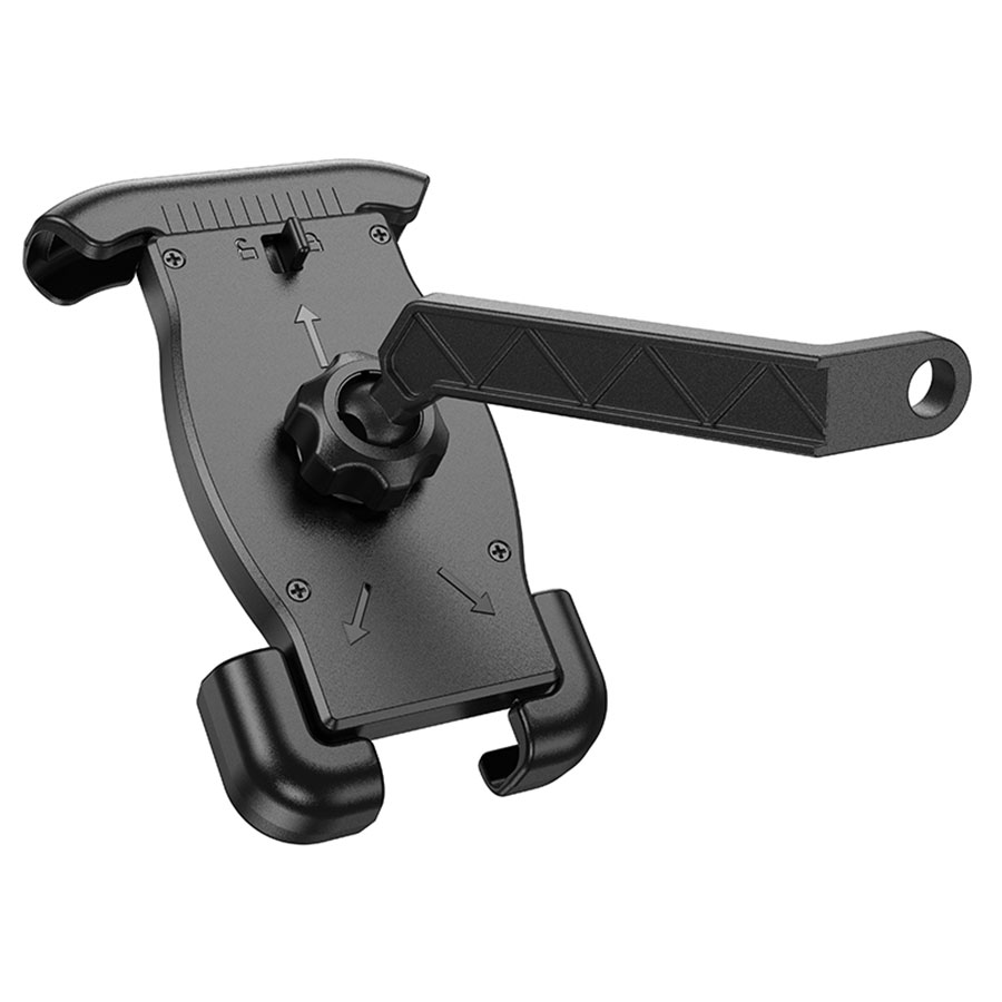 Держатель телефона для мотоцикла/велосипеда HOCO CA119 Follow, зажимной, на зеркало заднего вида, черный фото