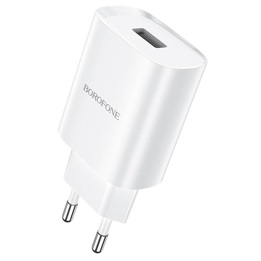 Сетевое зарядное устройство BOROFONE BN1 Innovative 1xUSB, 2.1A, белый фото