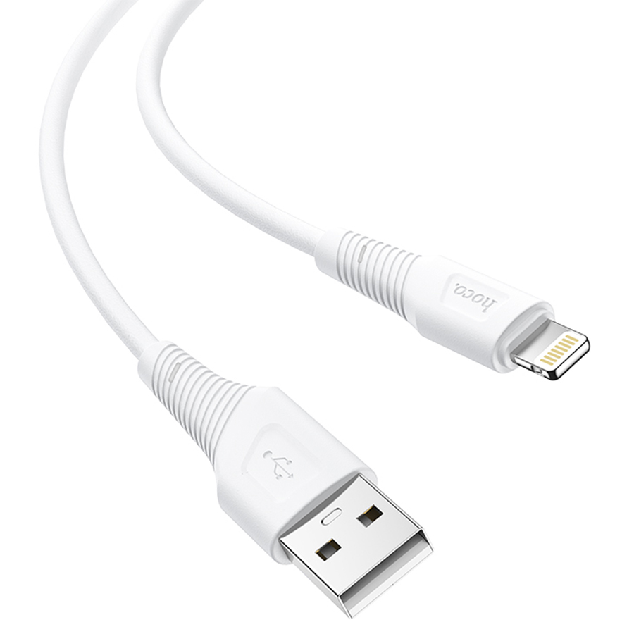 Кабель USB HOCO X58 Airy USB - Lightning, 2.4А, 1 м, белый фото