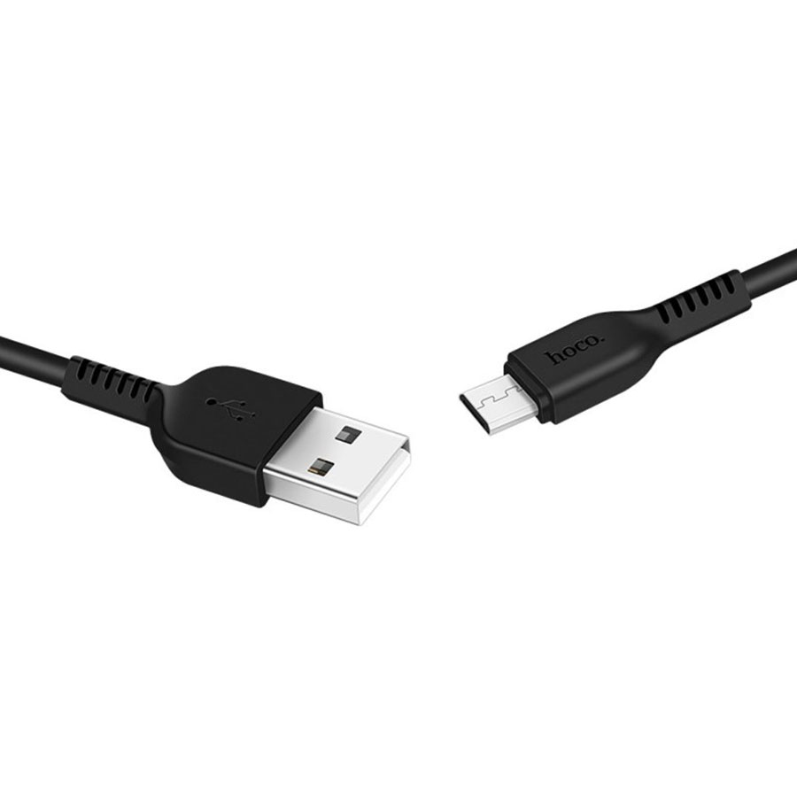 Кабель USB HOCO X20 Flash USB - MicroUSB, 2.4А, 2 м, черный фото