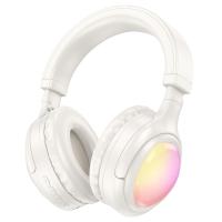 Беспроводные наушники накладные HOCO W48 Focus, Bluetooth, кремовый фото