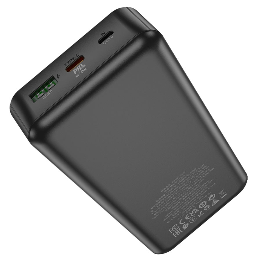 Портативный аккумулятор HOCO J102A Cool, 20000 мА⋅ч, черный фото