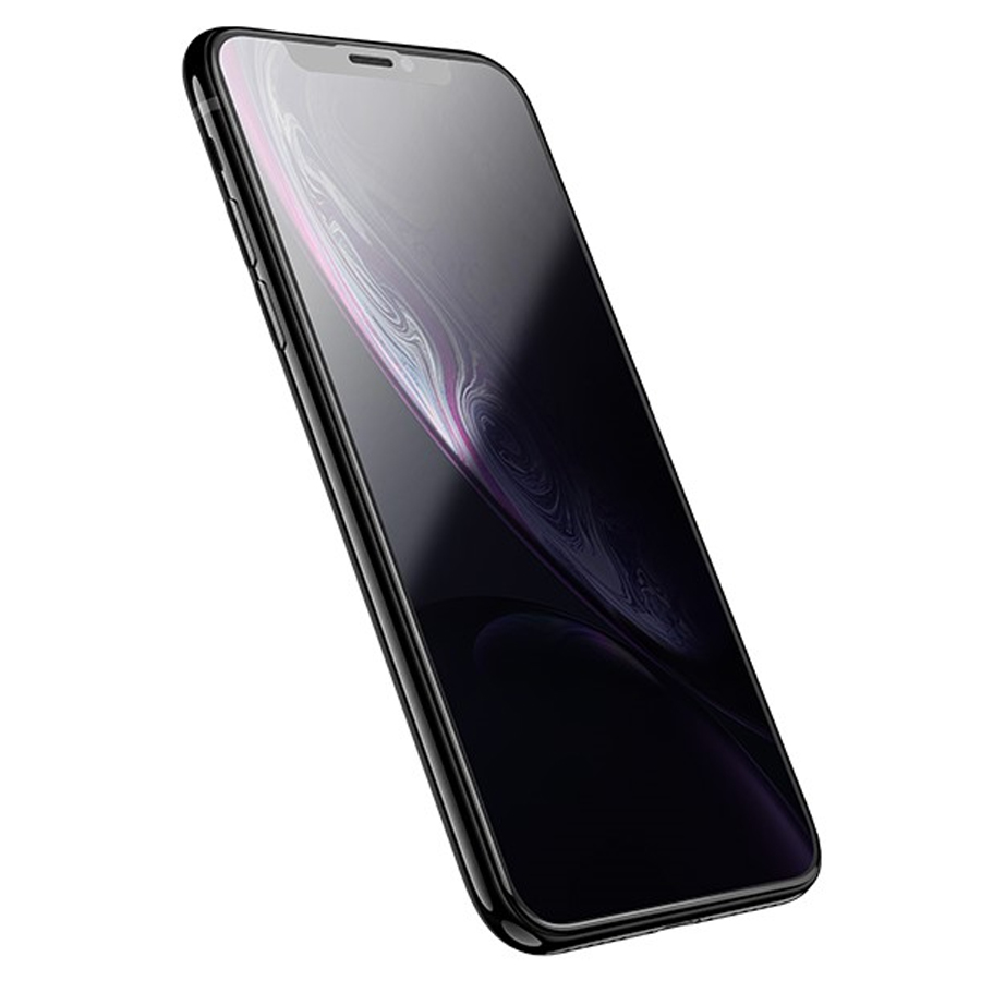 Защитное стекло HOCO A12 для iPhone XS Max/11 Pro Max, Full Glue 3D, прозрачный+черная рамка фото