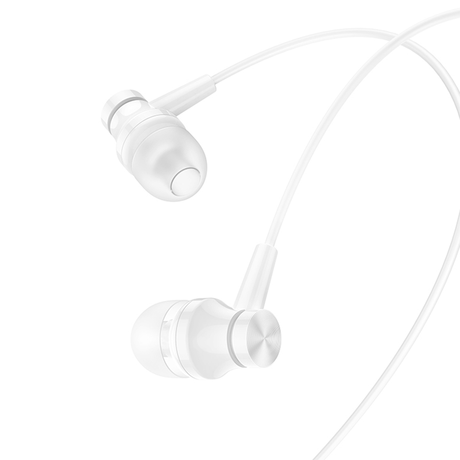 Проводные наушники BOROFONE BM67 Talent, Jack 3.5mm, 1.2 м, белый фото