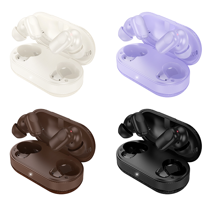 Беспроводные наушники TWS HOCO EQ19 Duke, Bluetooth 5.4, фиолетовый фото