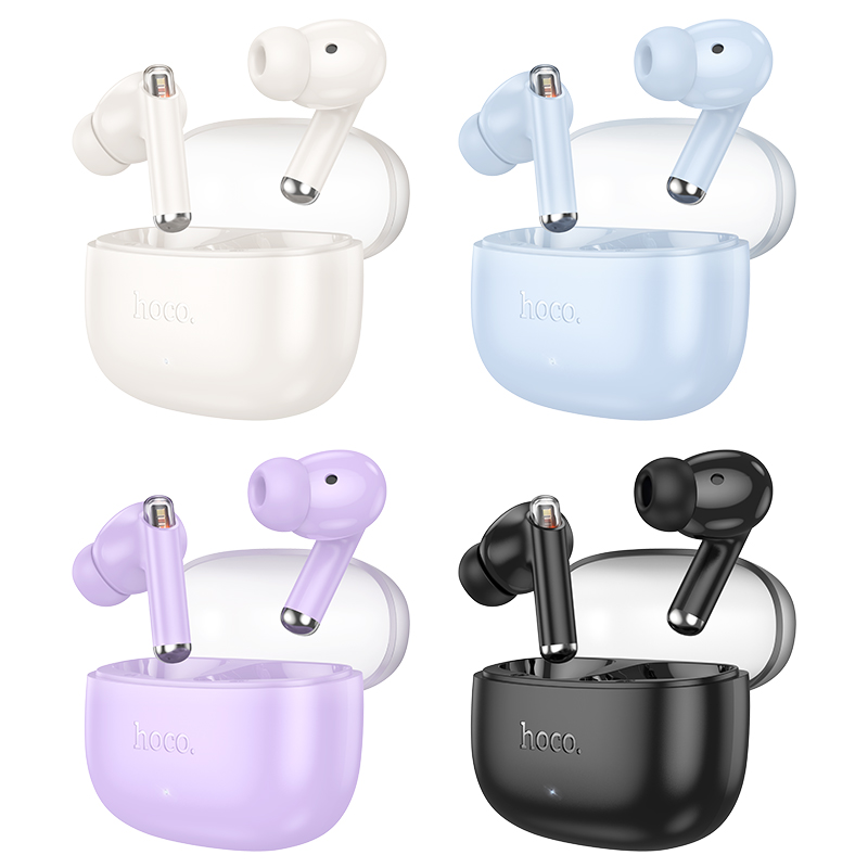 Беспроводные наушники TWS HOCO EQ12 Rima, Bluetooth 5.3, белый фото